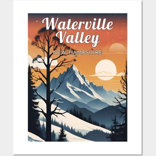 Waterville Valley ski New Hampshire usa Posters and Art